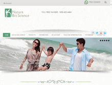 Tablet Screenshot of naturabioscience.com